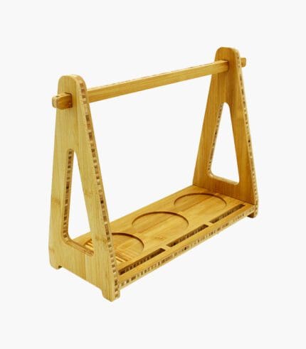 대나무 원목 1단 주방 선반