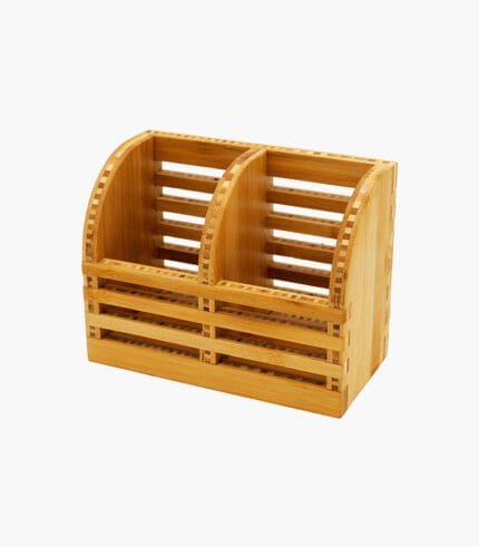 DIY 대나무 원목 수저통