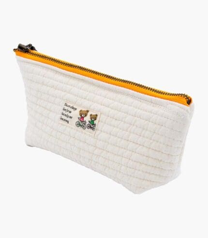 줄 누비 파우치 & 필통