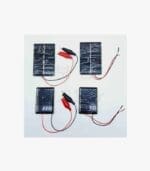 태양전지판 솔라셀 솔라판 1.5v 240mA 190mA 반탈피선 악어클립