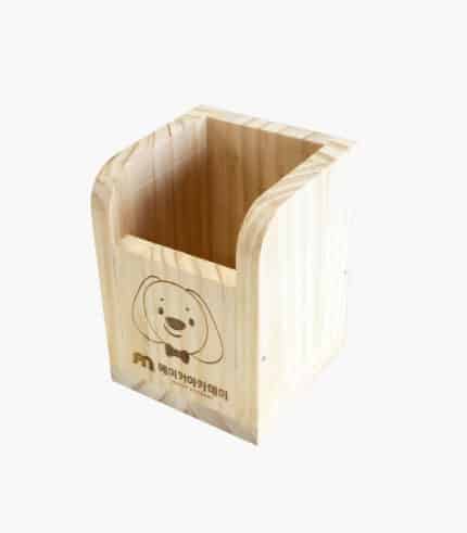 DIY 우드 버닝 연필꽂이