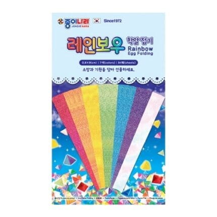 종이나라 1500 레인보우학알 7색12매