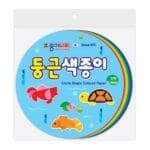 종이나라 3000 100매 둥근색종이