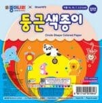 '종이나라 1500 양면 둥근색종이 21색 50매' 제품의 대표사진입니다.