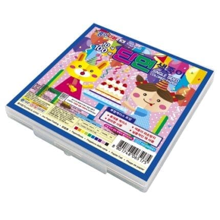 종이나라 6000 단면색종이 케이스 10색 100매 /