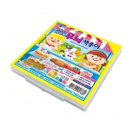 종이나라 6000 무늬색종이 케이스 20색 100매 /