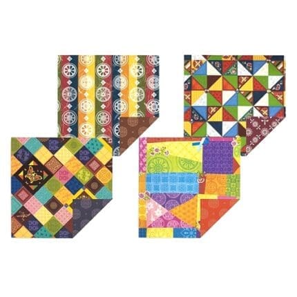 기븐 전통 양면색종이 벌크형 100매입 250*250mm