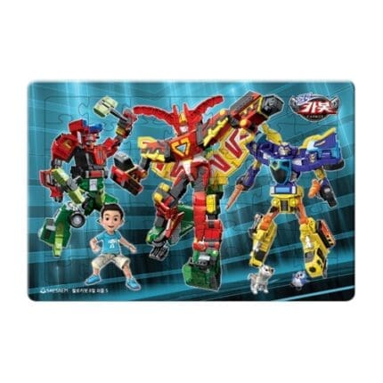 [새샘] 퍼즐5 헬로카봇 8절 교육용 퍼즐로 아이들의 창의력과 집중력을 키워주는 모습