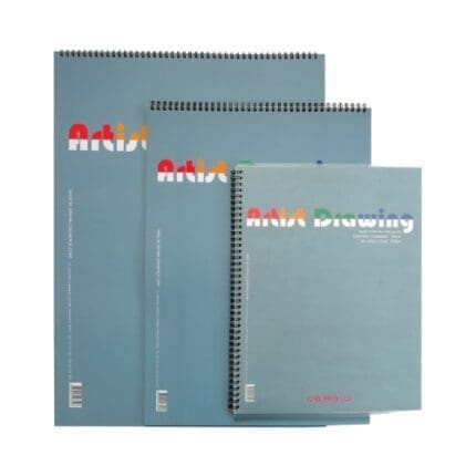 세르지오 스케치북 8절 200G 회색 고품질 내지로 드로잉과 수채화 표현을 위한 최적의 선택