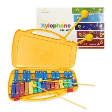 삼익 26000 NSX-N25X 옐로우 교육용 실로폰, 아이들의 음감 발달을 돕는 맑은 음색의 악기