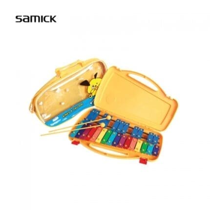 삼익 36000 가방 실로폰 NSXB-27Y 옐로우, 417*243mm 크기의 휴대용 교육용 악기