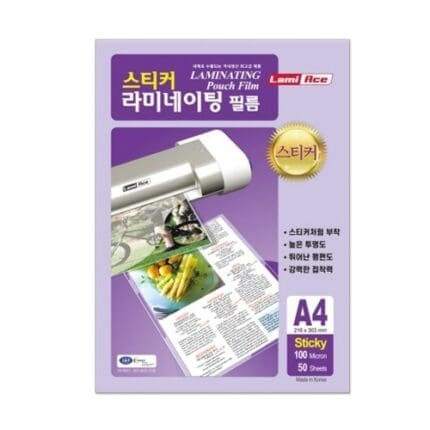 STICKY 라미네이팅 필름 A4 50매 100mic