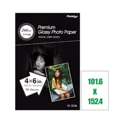 폼텍 고광택포토용지 IH-3046 260g