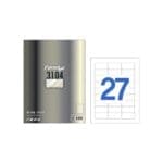 폼텍 라벨지 LB-3104 광택 27칸 100入