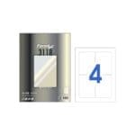 폼텍 라벨지 LB-3118 광택 4칸 100入