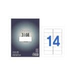 폼텍 라벨지 LS-3108 14칸 주소용 레이저/잉크젯겸용