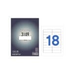 폼텍 라벨지 LS-3109 18칸 주소용 레이저/잉크젯겸용