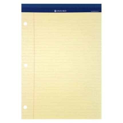 옥스포드 3000 3공 리갈패드 A4 노랑 ALP31332