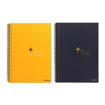 더블에이 플러스 좌철노트 A4 네이비 절취 스프링 210*297mm