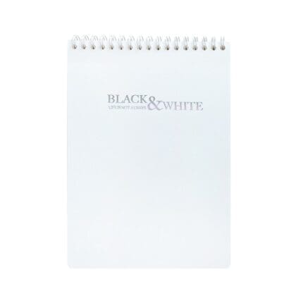 옥스포드 4000 블랙앤화이트 스프링 B5 상철 80매 화이트 D395B