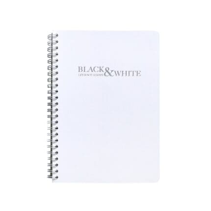 옥스포드 4000 블랙앤화이트 스프링 B5 좌철 80매 화이트 D356B