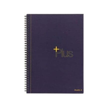 더블에이 플러스 좌철노트 A5 네이비 절취 스프링 148*210mm