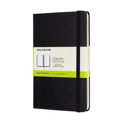 몰스킨 클래식노트 플레인 블랙 하드커버 미디움