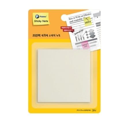 프린텍 반투명스티키 CL7676W / 백색 - 반품불가상품