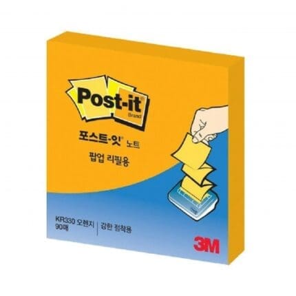 3M 포스트잇 슈퍼스티키팝업리필 KR-330SSN 오렌지 /