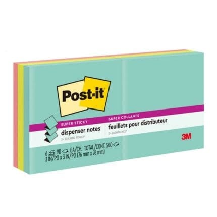 3M 포스트잇 슈퍼스티키팝업리필 R330-6SSMIA 마이애미 6패드 5