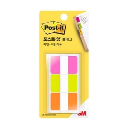 3M 포스트잇 인덱스탭 N686-PGO 12장*3매