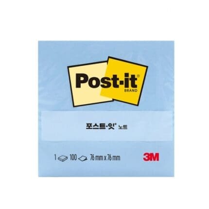 3M 포스트잇 일반 654 하늘 /