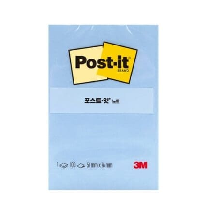 3M 포스트잇 일반 656 하늘 /