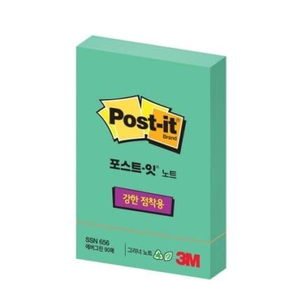 3M 포스트잇 친환경 656-SSN RC 에버그린 /