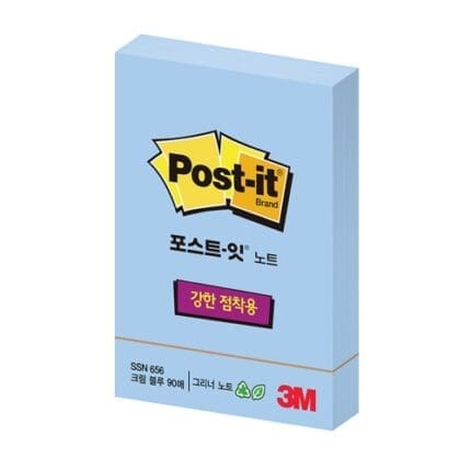 3M 포스트잇 친환경 656-SSN RC 크림블루 /