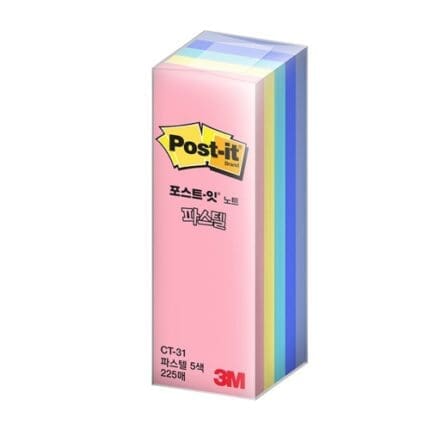 3M 포스트잇 파스텔큐브 CT-31 /
