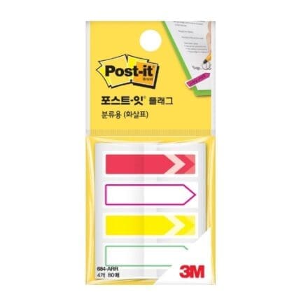 3M 포스트잇 플래그 분류용 684-ARR-RYG