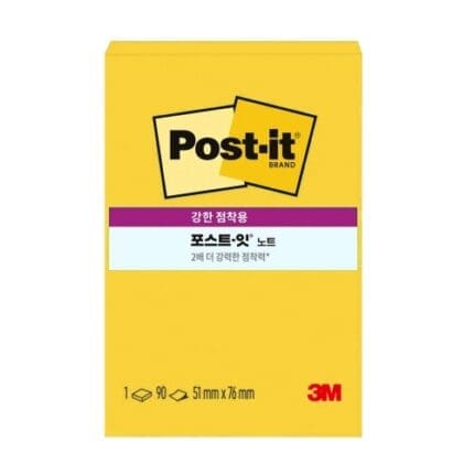 포스트잇 강한점착용 656-SSN 그리움노랑 /