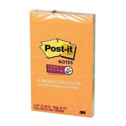 포스트잇 미팅노트 5845-SSUC 4색라인