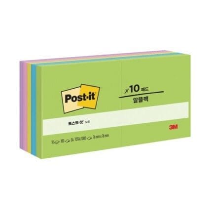 포스트잇 플로랄 판타지 654-10AU