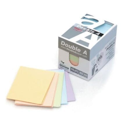 더블에이 데스크용메모지 미니박스 칼라 600매입 60*83mm