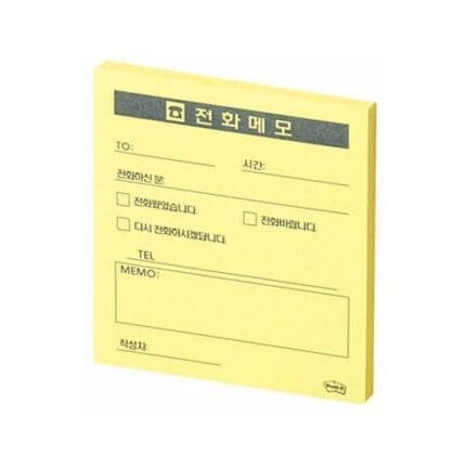 3M 포스트잇 860 전화메모 50매