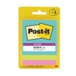 3M 포스트잇 강한점착용 3321-SSAN 슈퍼노바 네온즈 3컬러 135