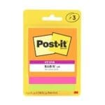 3M 포스트잇 강한점착용 3321-SSAU 에너지부스트 3컬러 135매