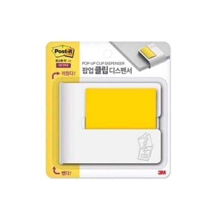 3M SSN 팝업 클립 디스펜서 WHT 1+1