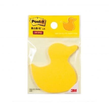 3M 모양포스트잇 오리 슈퍼스티키 다이컷노트 45매