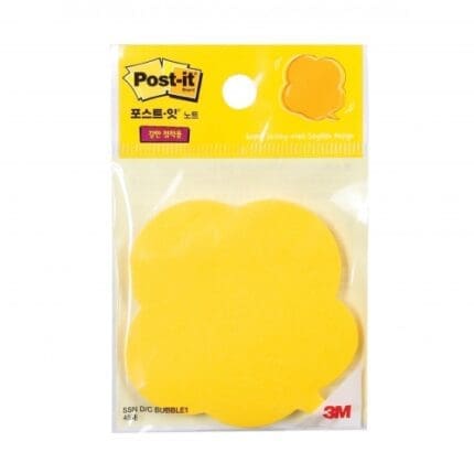 3M 포스트잇 슈퍼스티키 다이컷 말풍선1노랑 /