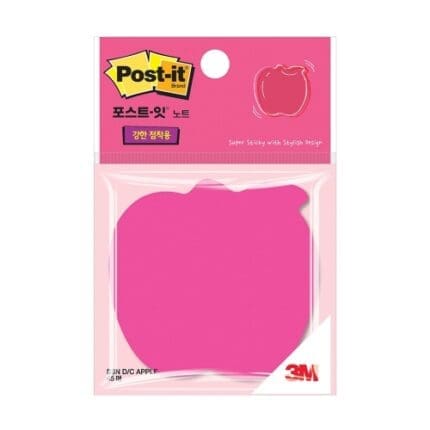 3M 포스트잇 슈퍼스티키 다이컷 사과 45매입