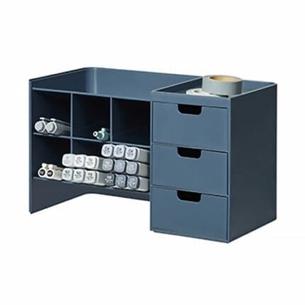 시스맥스 데스크수납함 하이브 스택 프러시안블루, 화이트