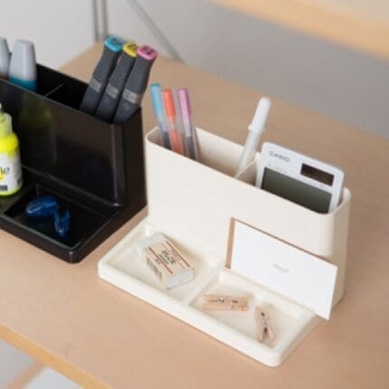 시스맥스 멀티연필꽃이 아이보리, 블랙 / 175*107*100 2번째 이미지